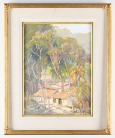 Joan Marron-Larue "Las Casitas Arribas" Painting