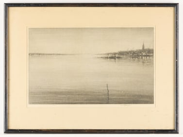 Kerr Eby "Evening" Etching