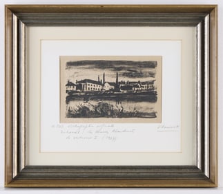 Maurice de Vlaminck "Le Voiturier I" Lithograph