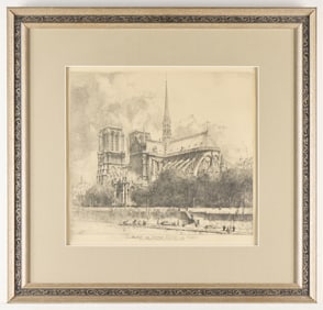 Louis Orr Notre Dame Chalcograph