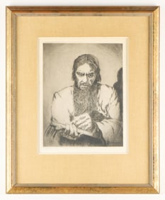Lionel Barrymore "Rasputin" Etching