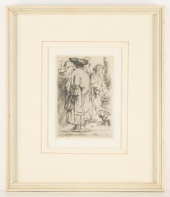 20th c. After Rembrandt C.A. Bartels Etching