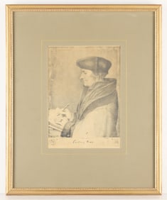Print of Erasmus After Holbein