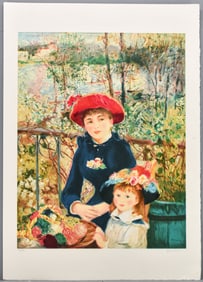 Paul Renoir "Two Sisters" S/N Lithograph