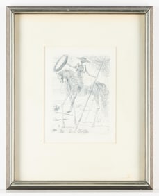 Salvador Dali "Don Quixote" Lithograph Print