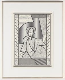 Richard Thomas Brewer & Leon Hushscha "Lucretia" Lithograph