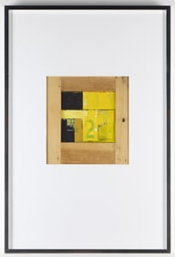 Luc Lebon "Etude Sur Bois 2" Collage