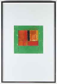 Luc Lebon "Etude Sur Bois 1" Collage