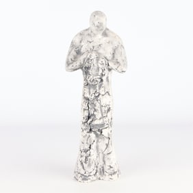 Stan Langtwait Figural Clay Sculpture