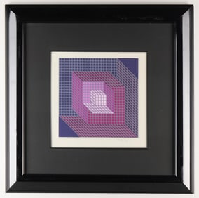 Victor Vasarely "Axomett" Print