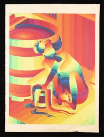 Ay-O Japanese Style A.P. Silkscreen 1974