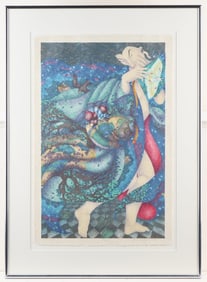 Leslie Anderson "Midnight" Lithograph 1983