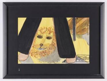 Steven Budas "I Need That" Watercolor Painting