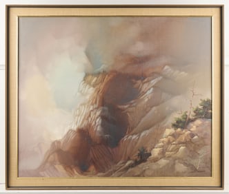 Charles Rhinehart "It Shall Be Carried Away..." Painting