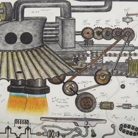 Abu B. Mansaray "Nuclear Mosquito From Hell" Print