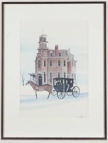 Patricia Buckley Moss "Terrace Hill" Lithograph