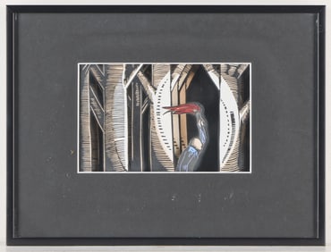 Marvin Hill "Light Bringer" 3D Woodblock
