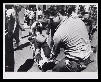 Hugh Grannum Buhl Building Fire 1982 Press Photo