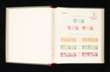 Group Assorted Vintage Swiss Tete Beche Stamps