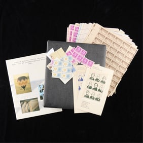 Binder of Stamps - Some Unused