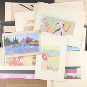 Grp Dahlstrom & Weinberger Art Deco Illustrations