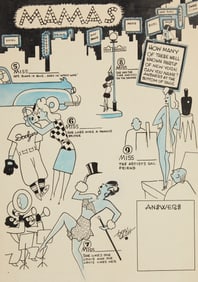 Don Ulsh Riddle Comic Drawing