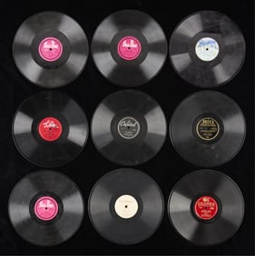 10 Vintage Vinyl LP Music Records