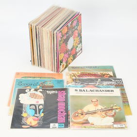 Approx. 55 Indian Sitar & SE Asian Folk Records