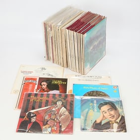 Approx. 60 Japanese Vinyl LP Record Albums