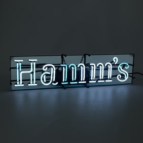 Vintage Hamm's Neon Tube Sign
