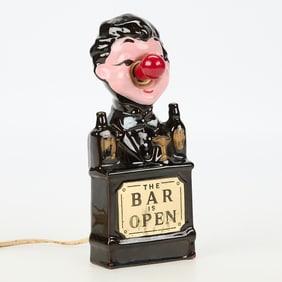 Vintage Japanese Bar Advertising Display Figurine