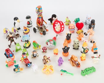 Large Collection of Vintage Plastic Toys