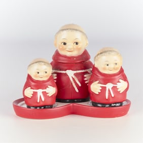 Goebel Hummel Porcelain West German Monk S&P Set