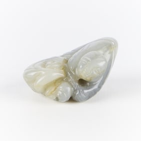 Chinese Carved Jade Boy