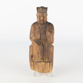 Carved 19th c. Chinese Figure