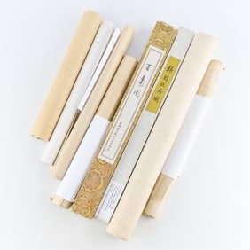 Group of Chinese Prints on Scrolls