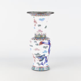 Antique Chinese Cloisonne Vase