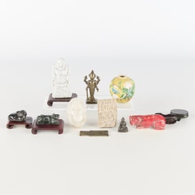 Group Assorted Small Asian Objects