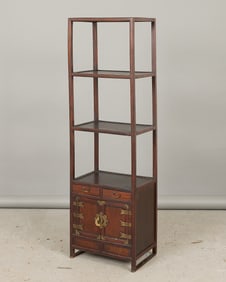 20th c. Korean Wooden Takja Shelf