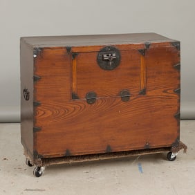 Antique Korean Wood Bandaji Chest