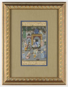 Indian Mughal Miniature Manuscript Painting