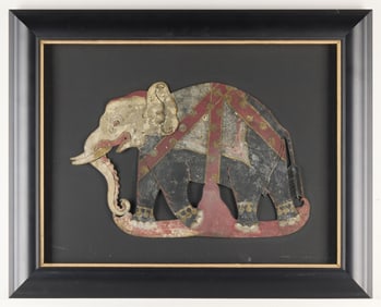 Indonesian Elephant Shadow Puppet