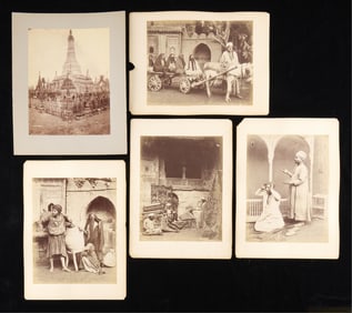 Grp 9 19th c. Middle Eastern Albumen Prints