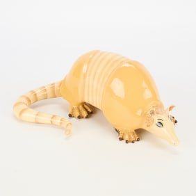 Mexican Folk Art Sermel Papier-Mache Armadillo