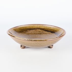Warren Mackenzie Studio Pottery Ceramic Tripod Bowl