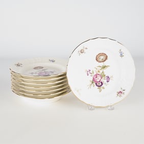 Set 8 Royal Copenhagen Frijsenborg Dessert Plates