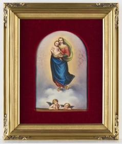 Possibly KPM Porcelain Plaque