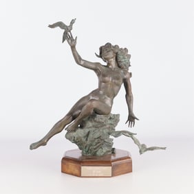 Dani "Libre Comme L'Aire" Bronze Statue 1977