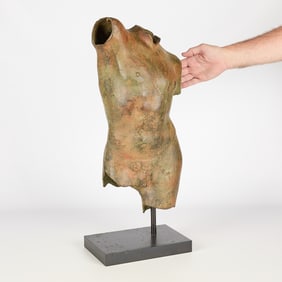 Bronze Classical Hellenistic Style Nude Torso
