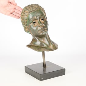 Bronze Greco-Roman Style Bust